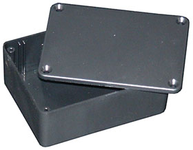 4in X 3in X 1.6in Black Plastic Box Enclosure